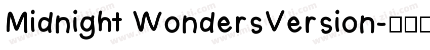 Midnight WondersVersion字体转换